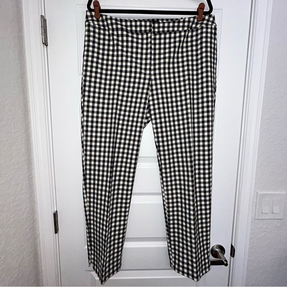 Talbots Gingham Hampshire Ankle Pants